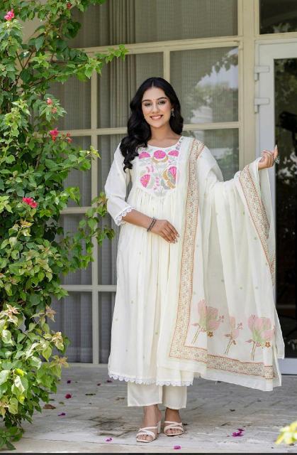 Jaipuri anarkali 3pcs kurti wholesale